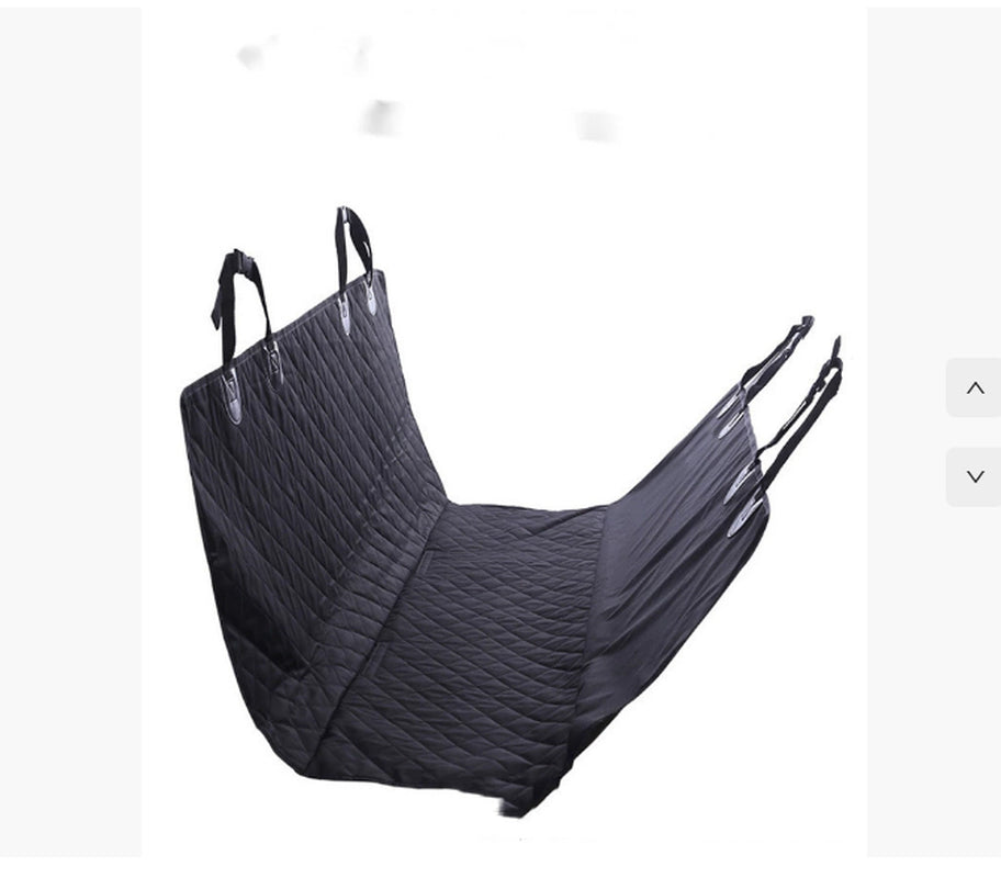 Dog Car Seat Cover View Mesh Pet Carrier Hammock Safety Protector Car Rear Back Seat Mat with Zipper and Pocket for Travel