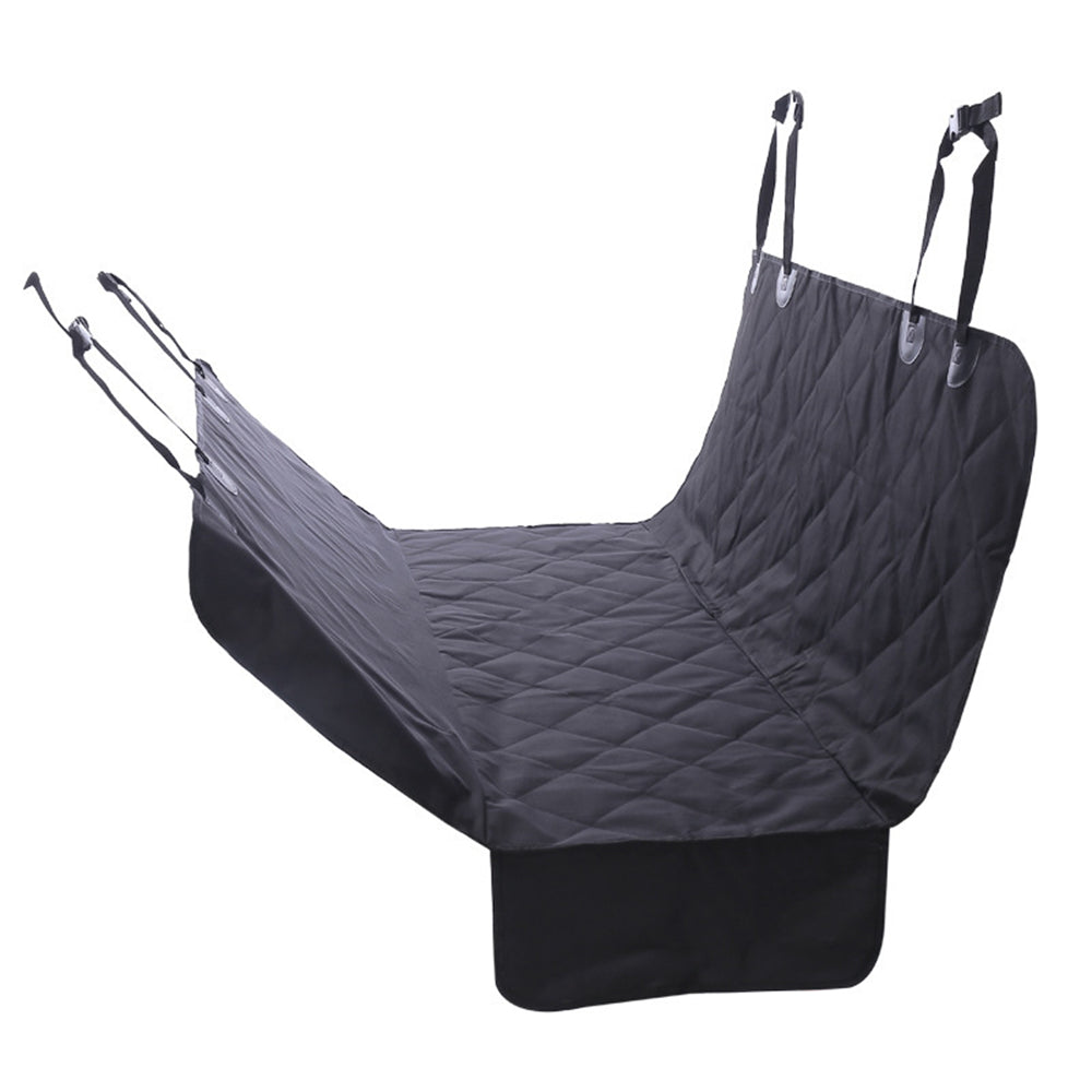 Dog Car Seat Cover View Mesh Pet Carrier Hammock Safety Protector Car Rear Back Seat Mat with Zipper and Pocket for Travel