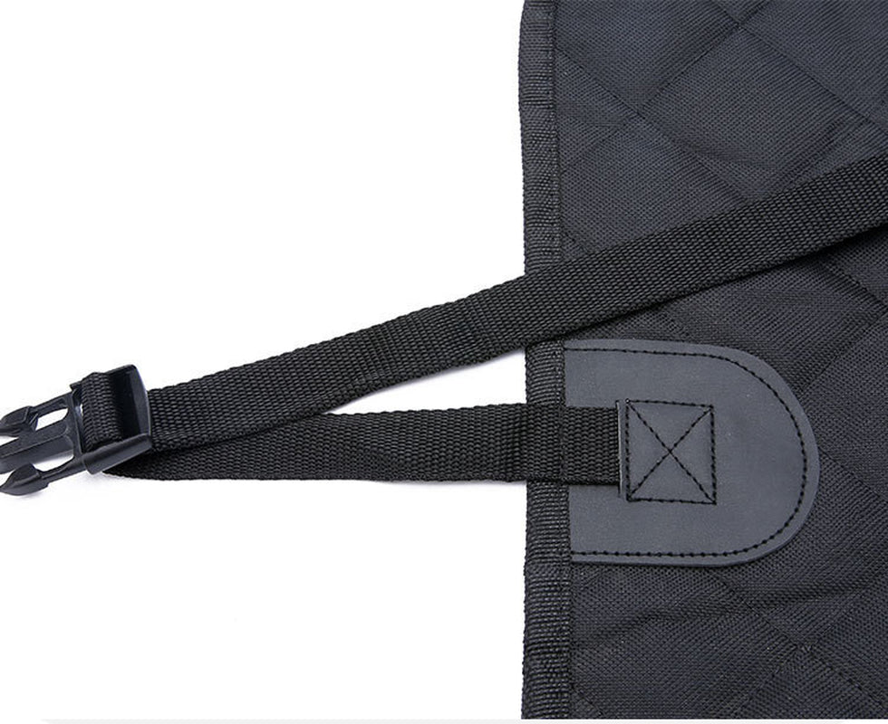 Dog Car Seat Cover View Mesh Pet Carrier Hammock Safety Protector Car Rear Back Seat Mat with Zipper and Pocket for Travel
