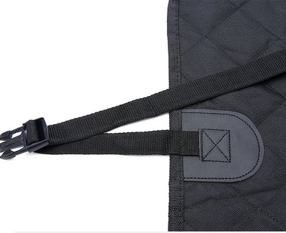 Dog Car Seat Cover View Mesh Pet Carrier Hammock Safety Protector Car Rear Back Seat Mat with Zipper and Pocket for Travel